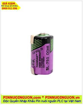Tadiran SL-750; Pin nuôi nguồn PLC Tadiran SL-750 lithium 3.6v 1/2AA 1100mAh _Xuất xứ Israel